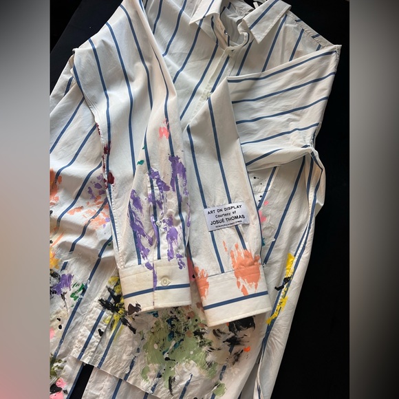 Lanvin x Gallery Dept. Patchwork Shirt With Paint Marks. Worn once - Picture 7 of 12